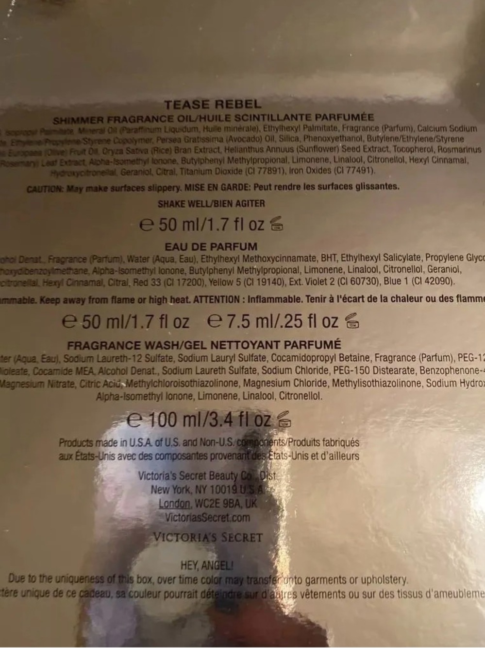 Victoria's Secret Tease Rebel Bath & Body Gift Set - Purple New - Picture 2 of 2